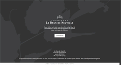 Desktop Screenshot of lebrundeneuville.fr